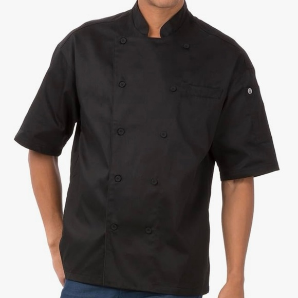 NWOT Unisex Chef Works “Palermo” Chef Coat - Picture 3 of 9